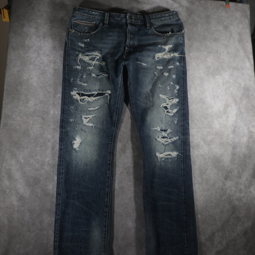 Cult of Individuality Japanese Selvedge Distressed Jeans